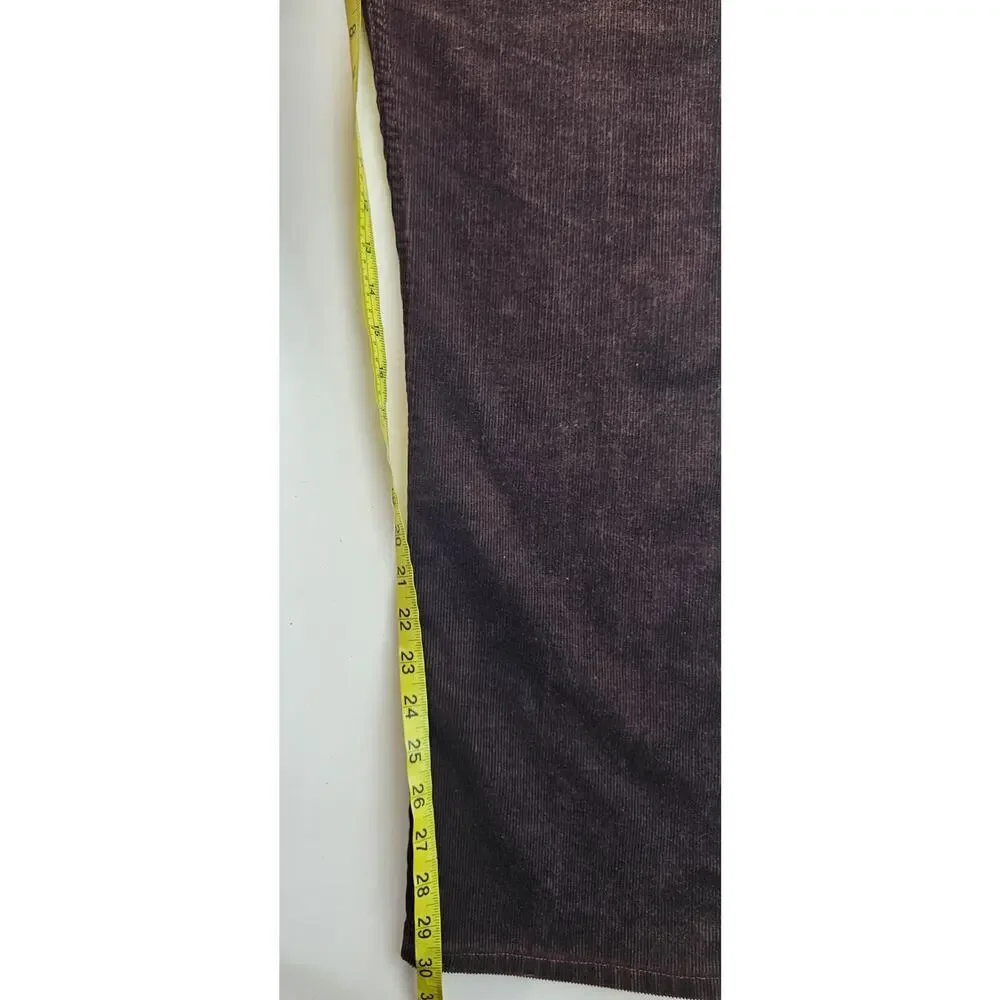 Wrangler RARE 80s made in USA chocolate brown corduroy jeans 8543pbn 38 x 30
